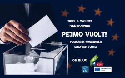 Dan Evrope; pogovor o pomembnosti evropskih volitev